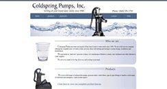 Desktop Screenshot of coldspringpumps.com